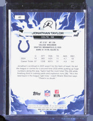 2025 Topps Resurgence - Gold Power Surge Refractor Jonathan Taylor 41 /50