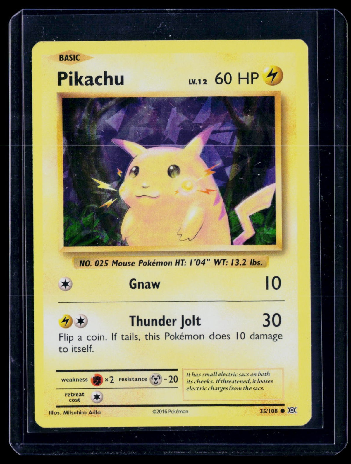Pikachu (Cracked Ice Holo) 35 PR NM