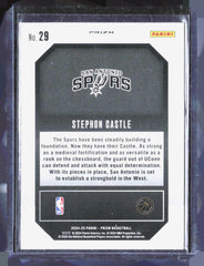 2024-25 Panini Prizm Emergent Prizms Silver Stephon Castle 29 San Antonio Spurs