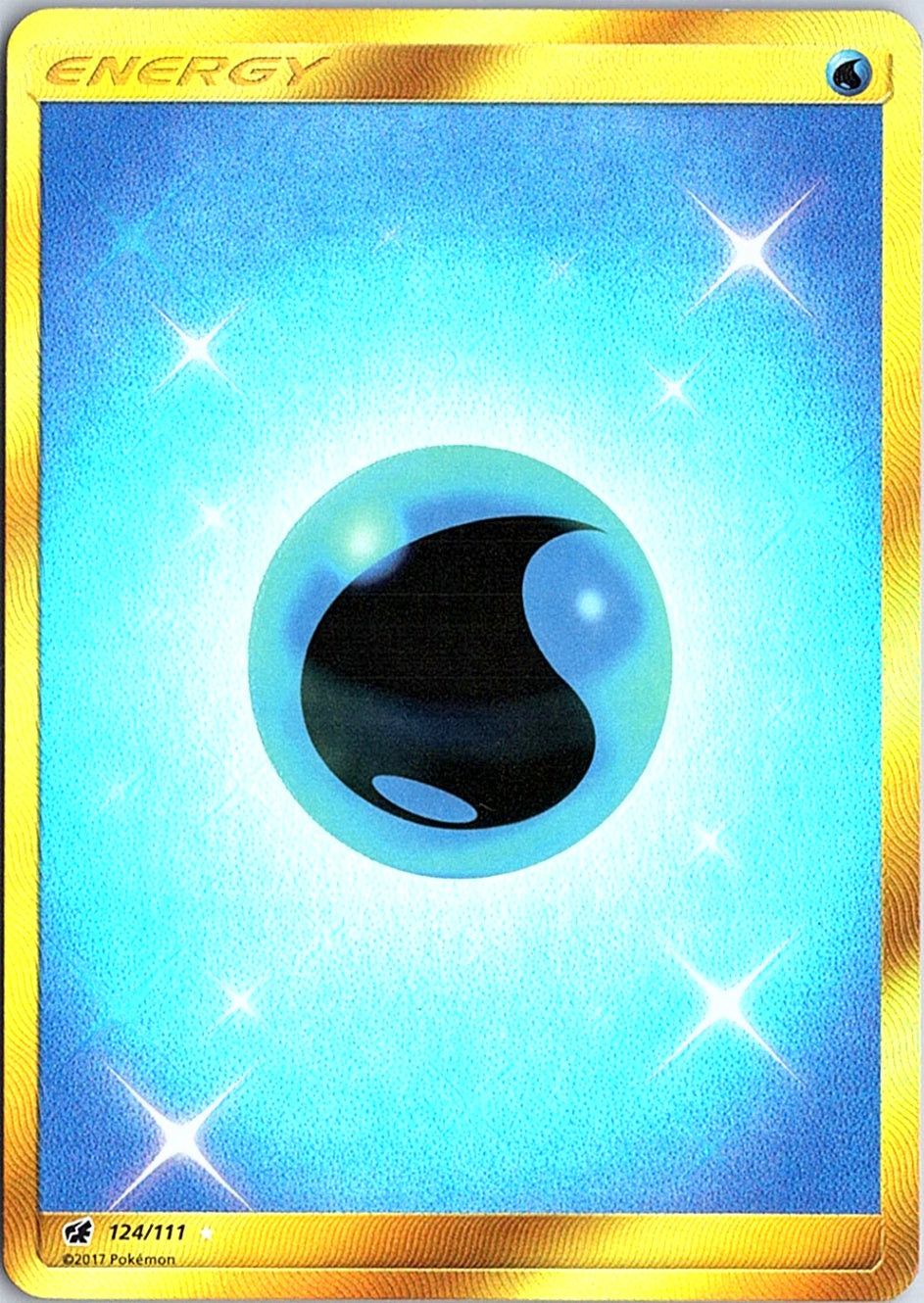 Water Energy (Secret) Secret Rare SM - Crimson Invasion 124/111 NM