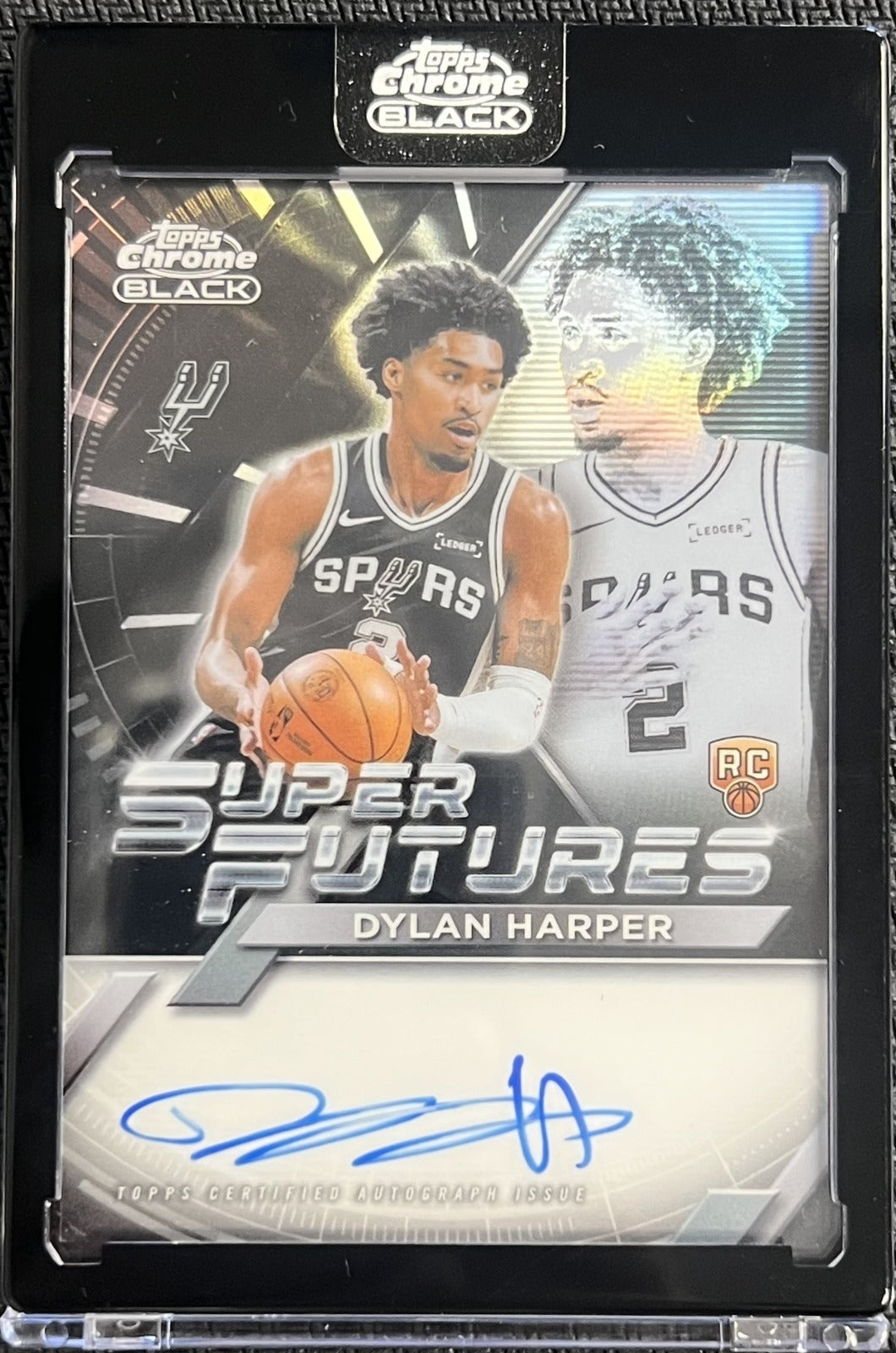 2025-26 Topps Chrome Black - Super Futures Autographs Dylan Harper SF-DH
