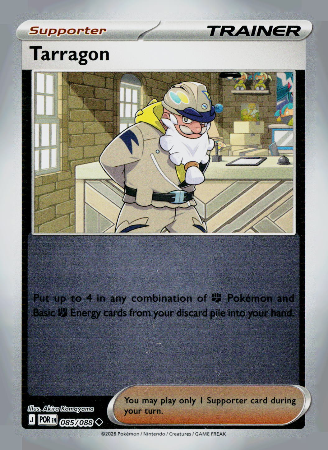 Tarragon POR 085/088 Reverse Holo NM