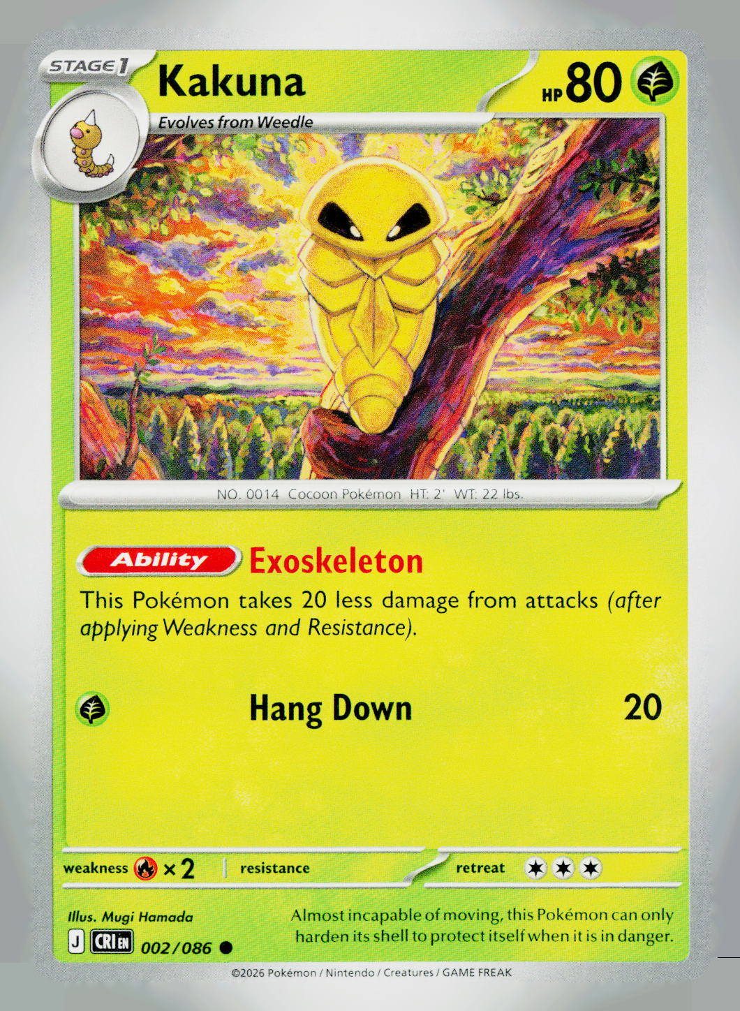 Kakuna CRI 002/086 NM