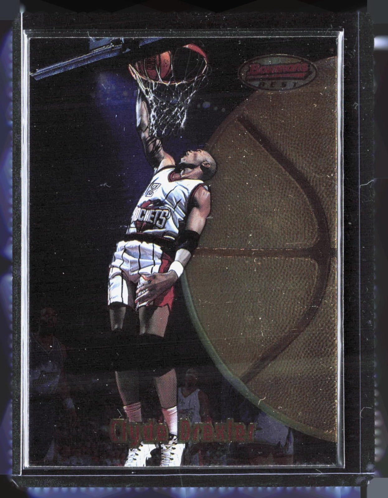 1997-98 Bowman's Best Clyde Drexler 16 Basketball Houston Rockets