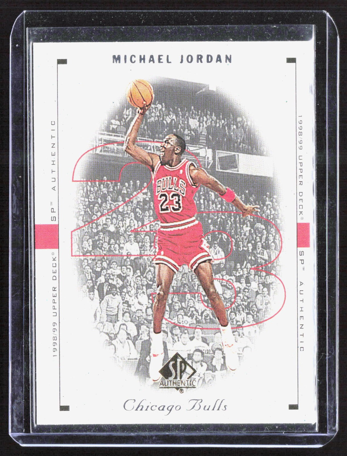 1998-99 SP Authentic Michael Jordan 2 Basketball Chicago Bulls