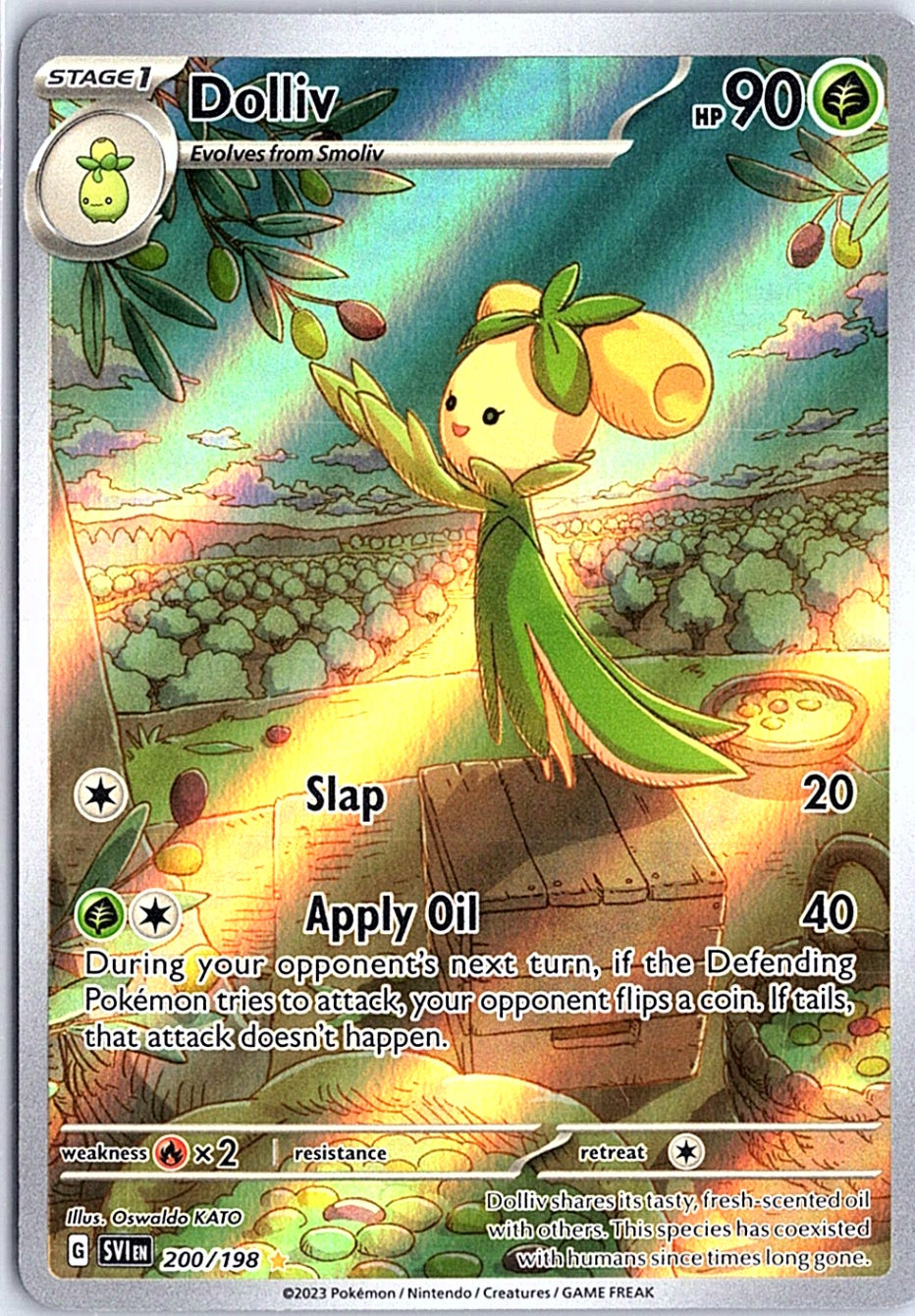 Dolliv Illustration Rare SV01: Scarlet & Violet Base Set 200/198 NM
