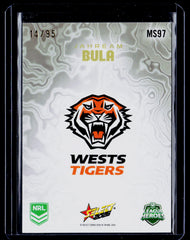 2026 Select NRL League Heroes - Jahream Bula Mercury Sterling 14/95 MS97