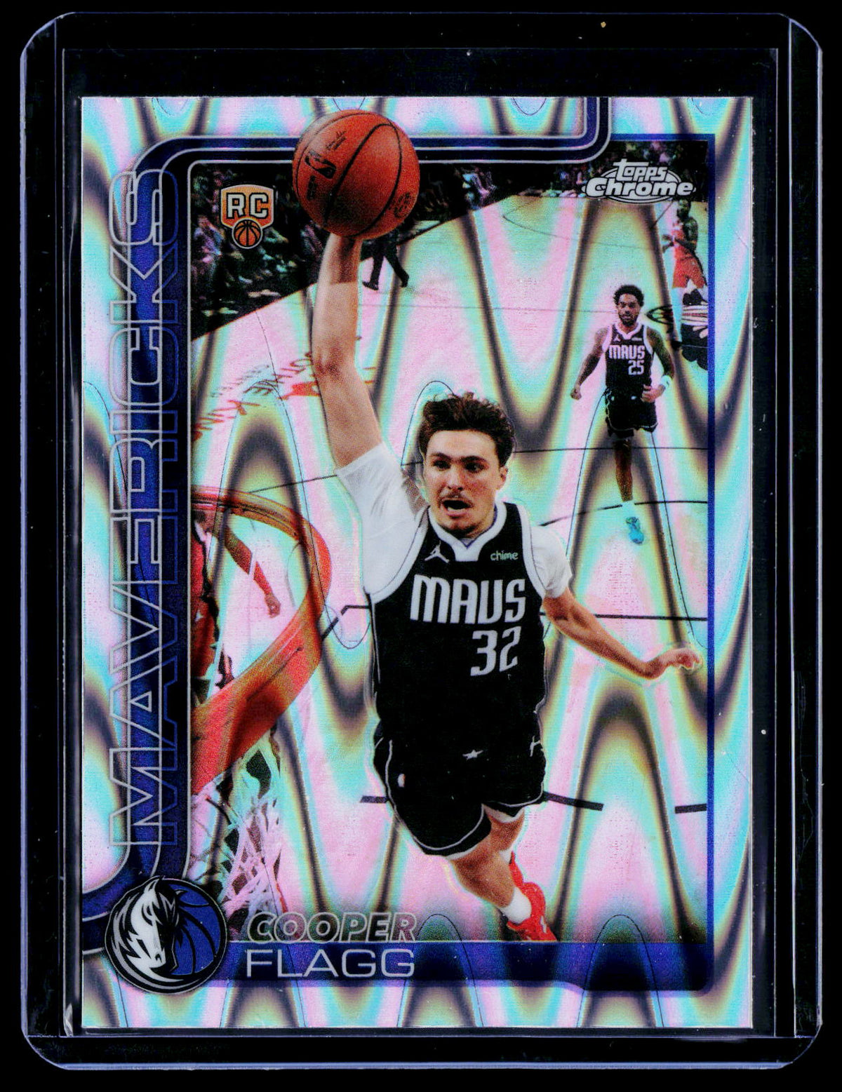 Cooper Flagg Topps Chrome Update - RayWave Refractor 151 NM