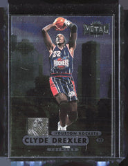1997-98 Metal Universe Championship Clyde Drexler 51 Basketball Houston Rockets