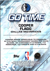 Cooper Flagg Topps Chrome - Go Time GT-16 NM (Back)