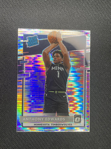 2020-21 Donruss Optic #151 Anthony Edwards RookieDisco