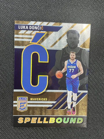 2023-24 Panini Donruss Elite #30 Luka Doncic Gold /10