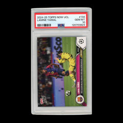 2024-25 Topps Now UCL Lamine Yamal PSA 10