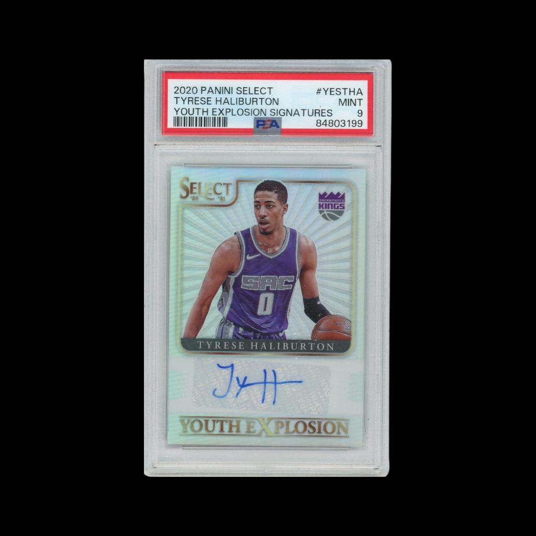 2020 Select Tyrese Haliburton Youth Explosion Auto PSA 9