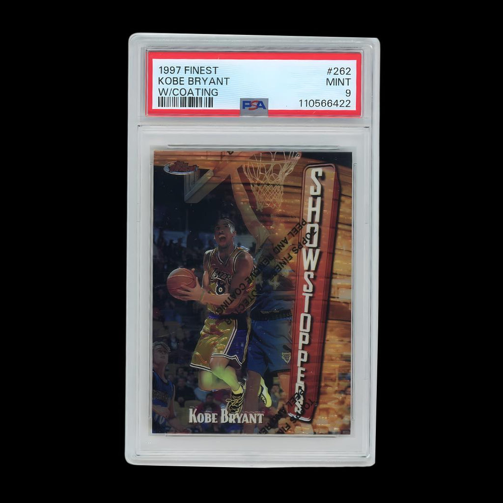 1997 Finest Kobe Bryant w/coating PSA 9