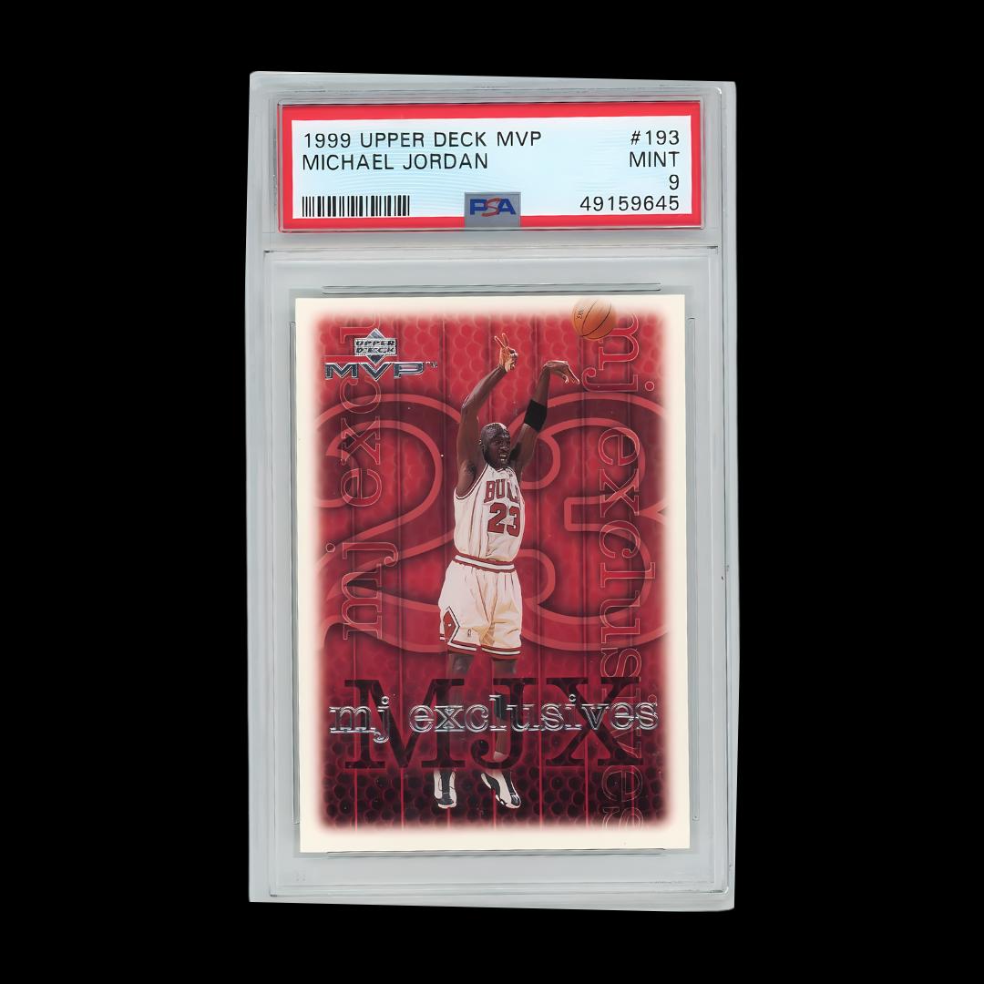 1999-00 Upper Deck MVP #193 Michael Jordan PSA 9