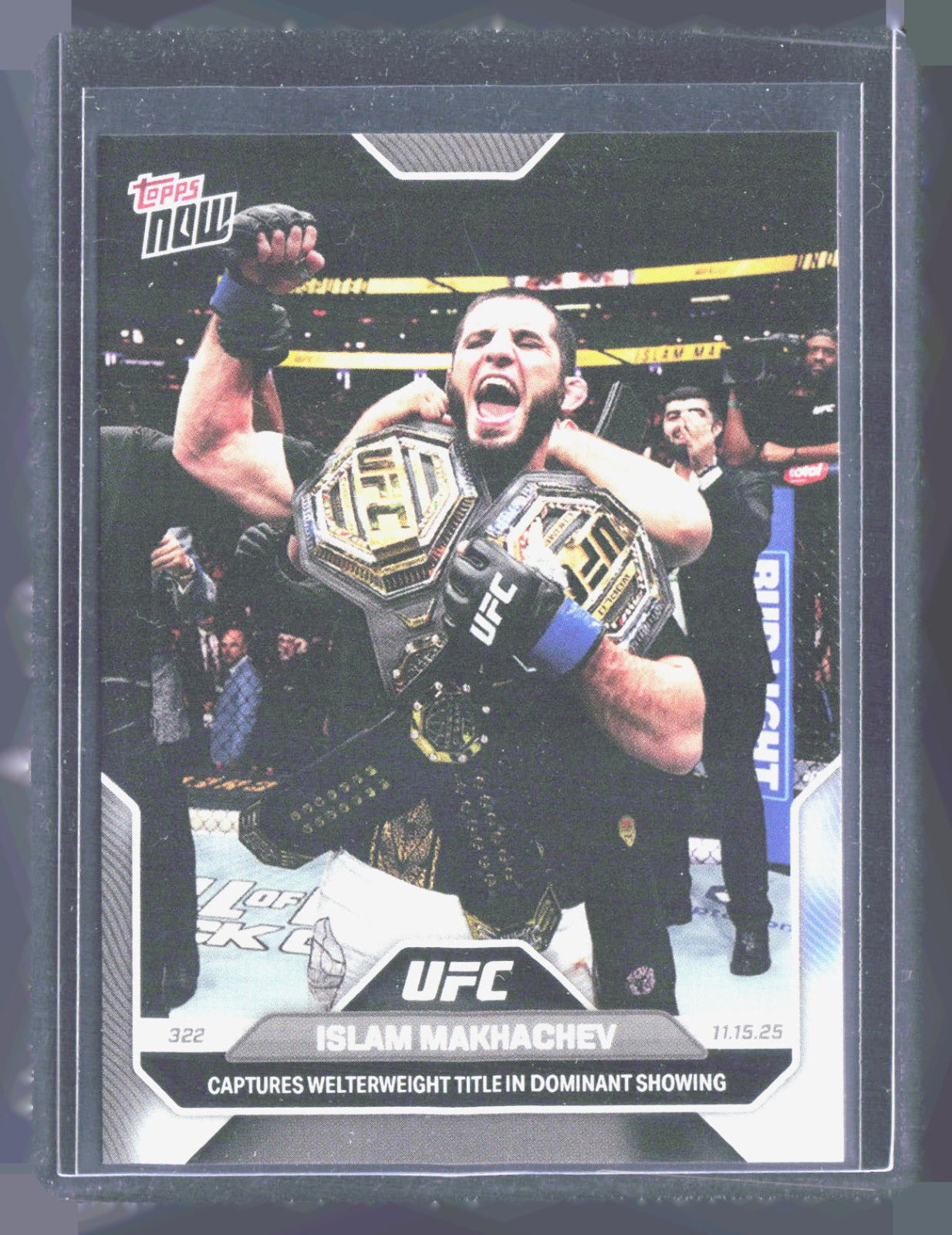2025 Topps Now UFC Islam Makhachev 37 UFC