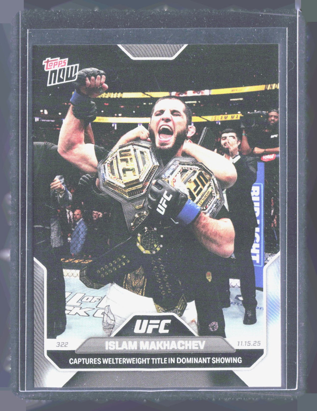 2025 Topps Now UFC Islam Makhachev 37 UFC