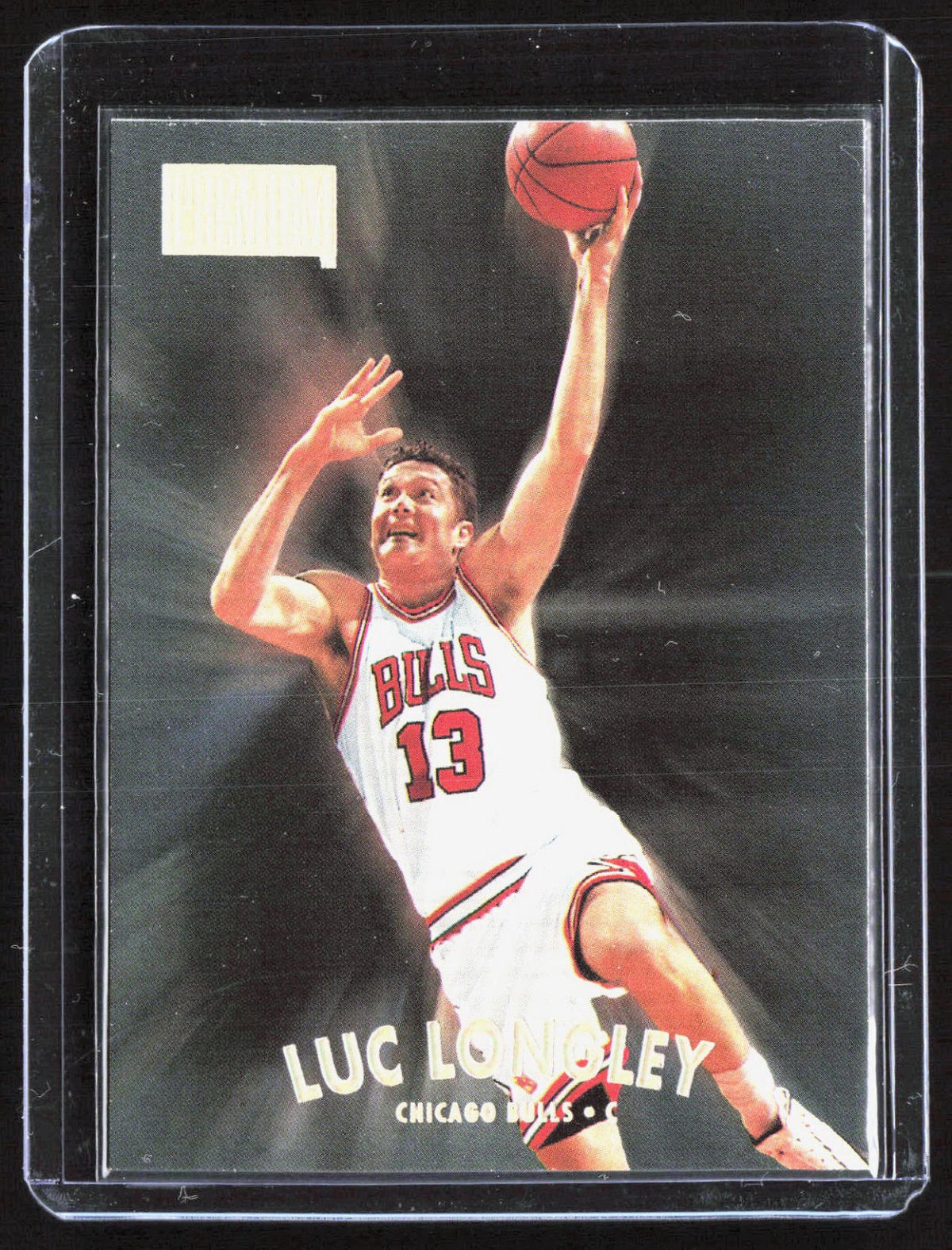 1997-98 SkyBox Premium Luc Longley 44 Basketball Chicago Bulls