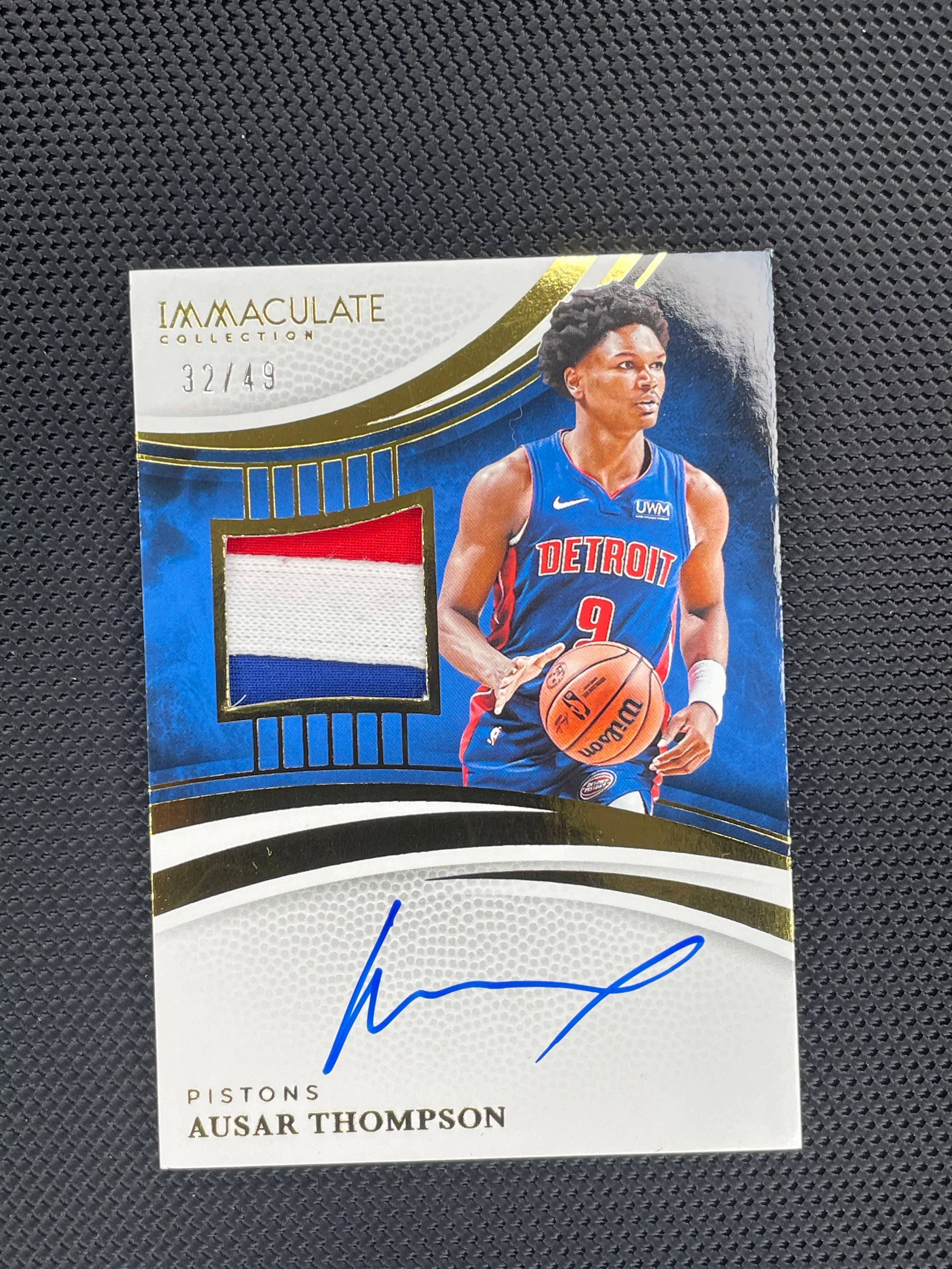 2024-25 Immaculate Ausar Thompson Patch Auto /49 PAUAUS
