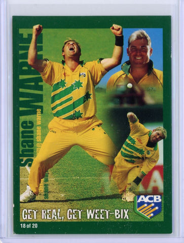 2001 Weet Bix ACB Shane Warne