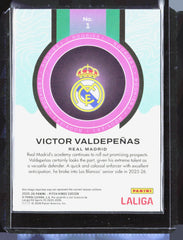 Victor Valdepenas 2025-26 Panini Pitch Kings Rookie Rookies I #1 Real Madrid