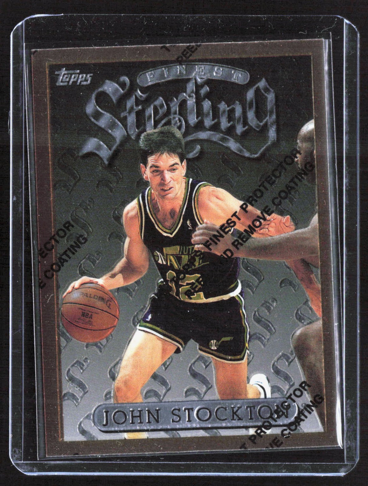 1996-97 Finest John Stockton 90 Basketball Utah Jazz