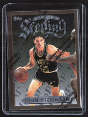 1996-97 Finest John Stockton 90 Basketball Utah Jazz