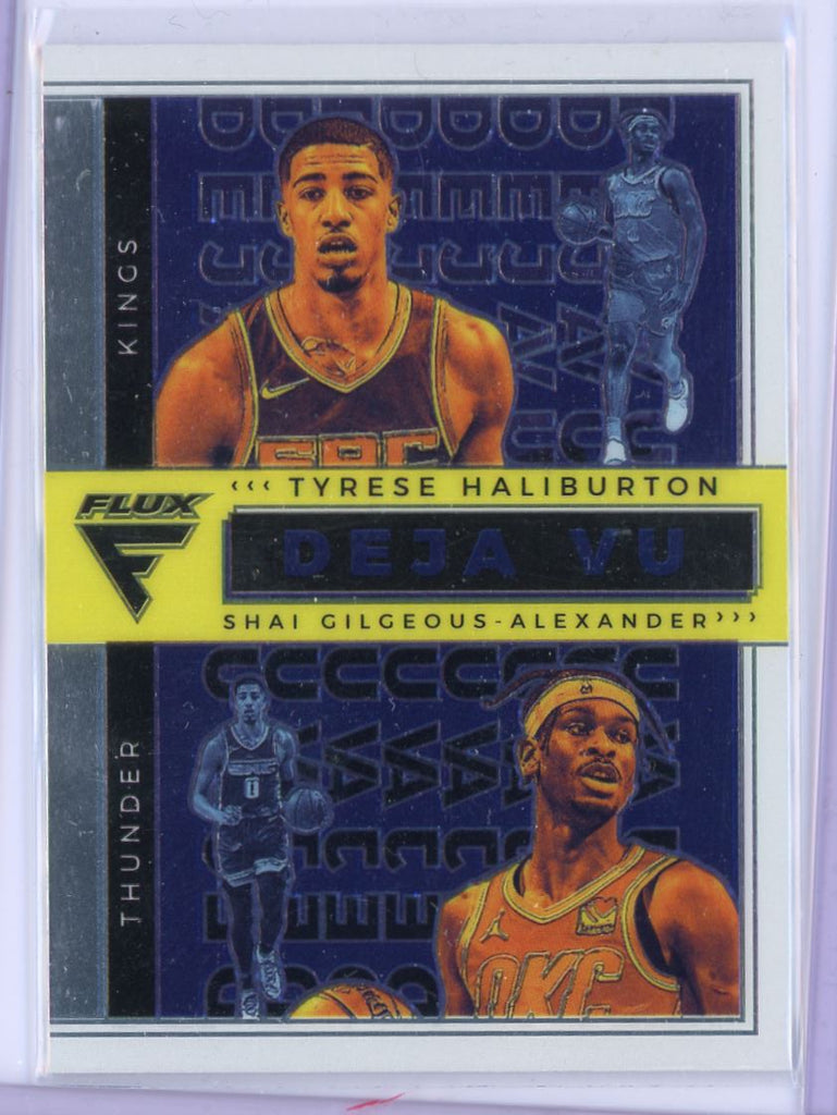 2020-21 Panini Flux Tyrese Haliburton Shai Gilgeous Deja Vu #7