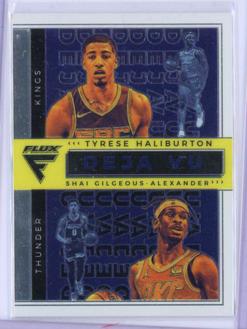 2020-21 Panini Flux Tyrese Haliburton Shai Gilgeous Deja Vu #7