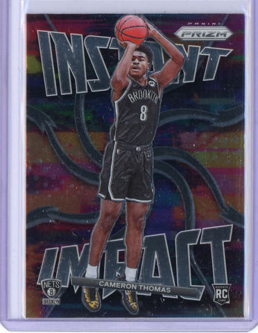 2021-22 Panini Prizm Cameron Thomas Instant Impact RC #2