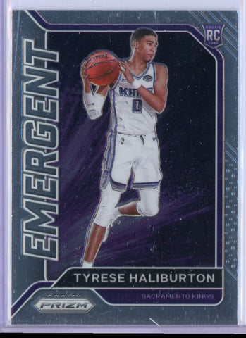 2020-21 Panini Prizm Tyrese Haliburton Emergent RC #29