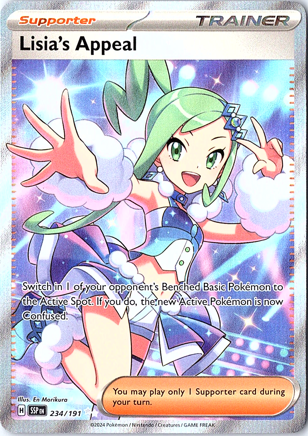 Lisia's Appeal Ultra Rare SV08: Surging Sparks 234/191 NM