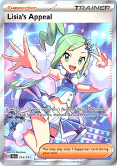 Lisia's Appeal Ultra Rare SV08: Surging Sparks 234/191 NM