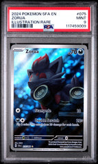 2024 Pokemon Sfa En-Shrouded Fable #075 Zorua Illustration Rare PSA 9