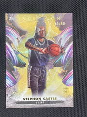 2024-25 Topps Inception #3 Stephon Castle Holo Gold #/50