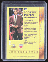 1996-97 Topps Stars Scottie Pippen 86 Basketball Chicago Bulls