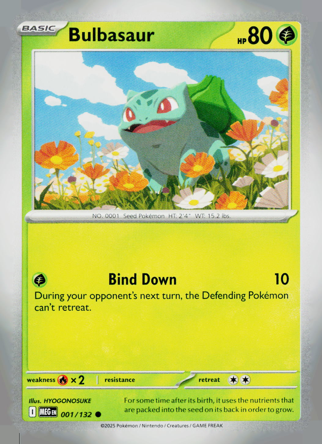 Bulbasaur MEG 001/132 NM