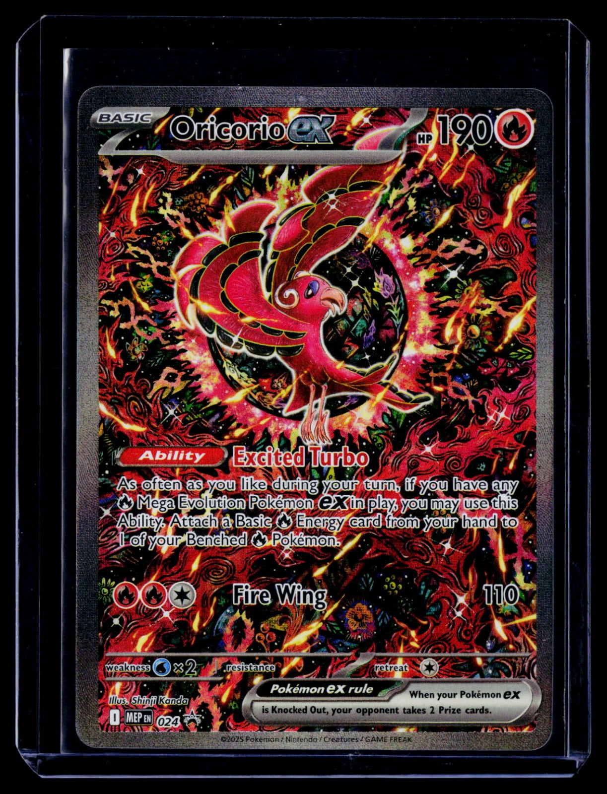 Oricorio ex Holo ME: Mega Evolution Promo 024 NM