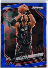 2024-25 Panini Prizm Black #284 Alonzo Mourning Blue Ice #/125