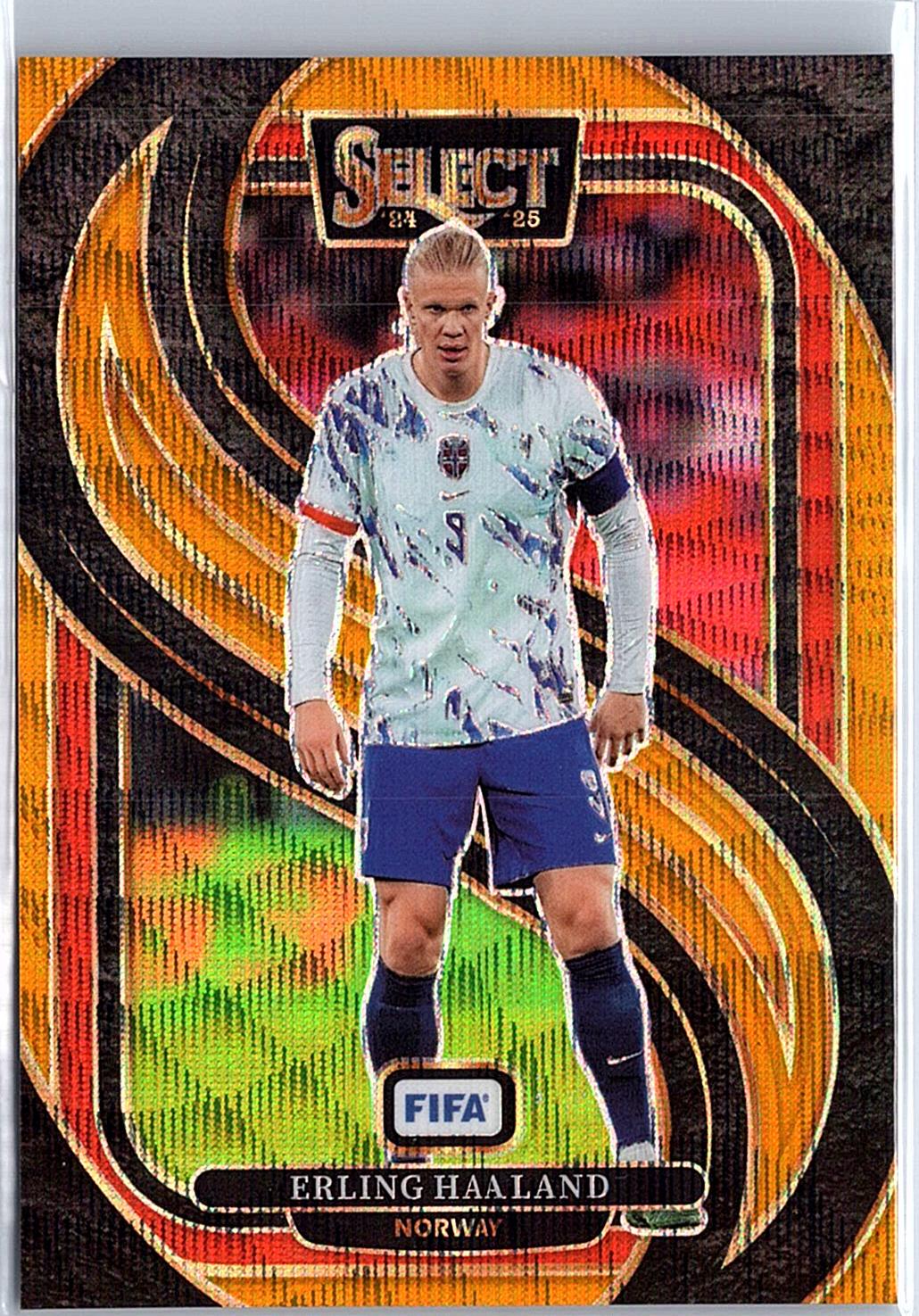 2024-25 Panini Select FIFA #183 Erling Haaland Gold #/10