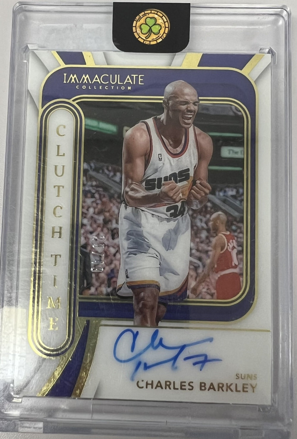 Charles Barkley Panini Immaculate Collection - Clutch Time Signatures CTS-CBK NM