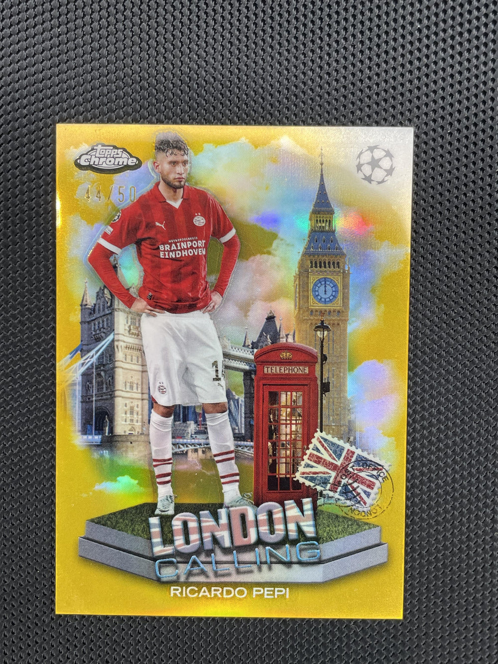 2023-24 Topps Chrome UEFA Club Competitions #LC-12 Ricardo Pepi London Calling /50