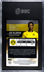 2020-21 Topps Stadium Club Chrome Uefa #54 Jude Bellingham SGC 9