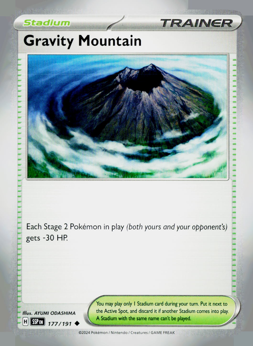 Gravity Mountain SSP 177/191 NM