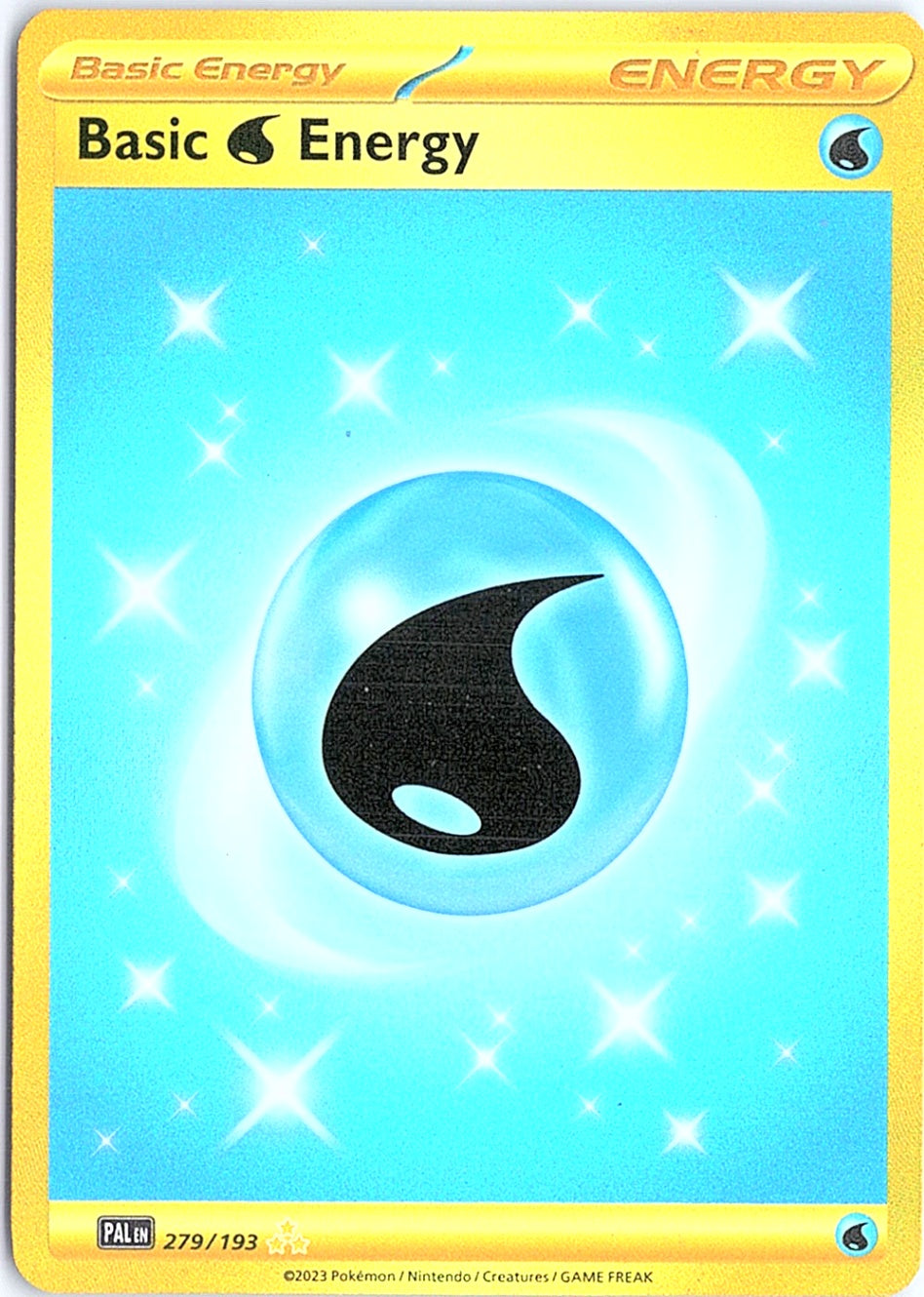 Basic Water Energy - Hyper Rare SV02: Paldea Evolved 279/193 NM