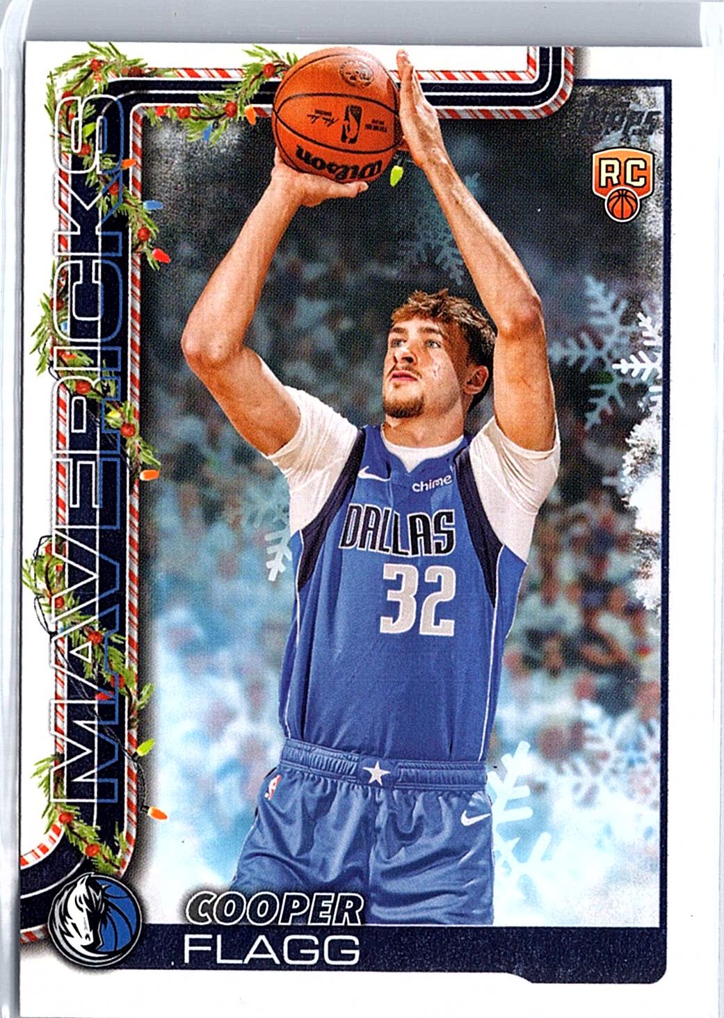 2025-26 Topps #201 Cooper Flagg Holiday RC
