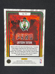 2023-24 Panini Phoenix #11 Jayson Tatum Pyro Gold #/10