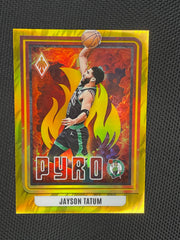 2023-24 Panini Phoenix #11 Jayson Tatum Pyro Gold #/10