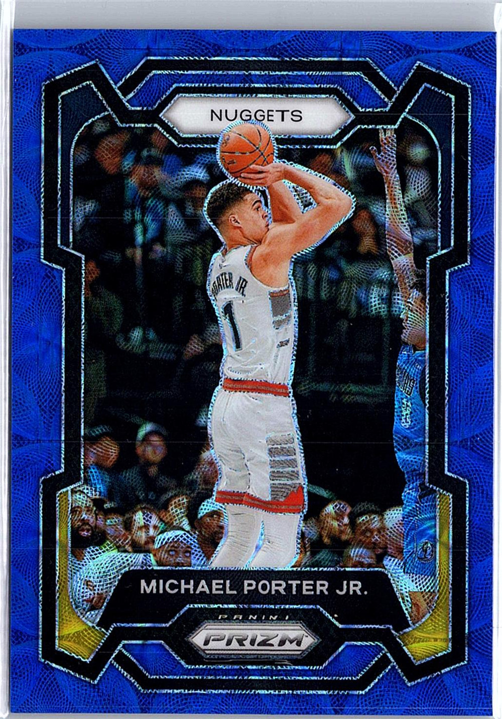2023-24 Panini Prizm #116 Michael Porter Jr. Prizms Choice Blue #/49